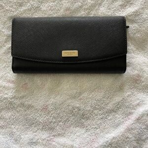 Kate Spade Black Leather Wallet